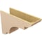 Ekena Millwork 10"W x 30"D x 20"H Classic New Brighton Rough Cedar Woodgrain TimberThane Corbel, Primed Tan CORUR10X30X20NEBRCPR - alternate 3